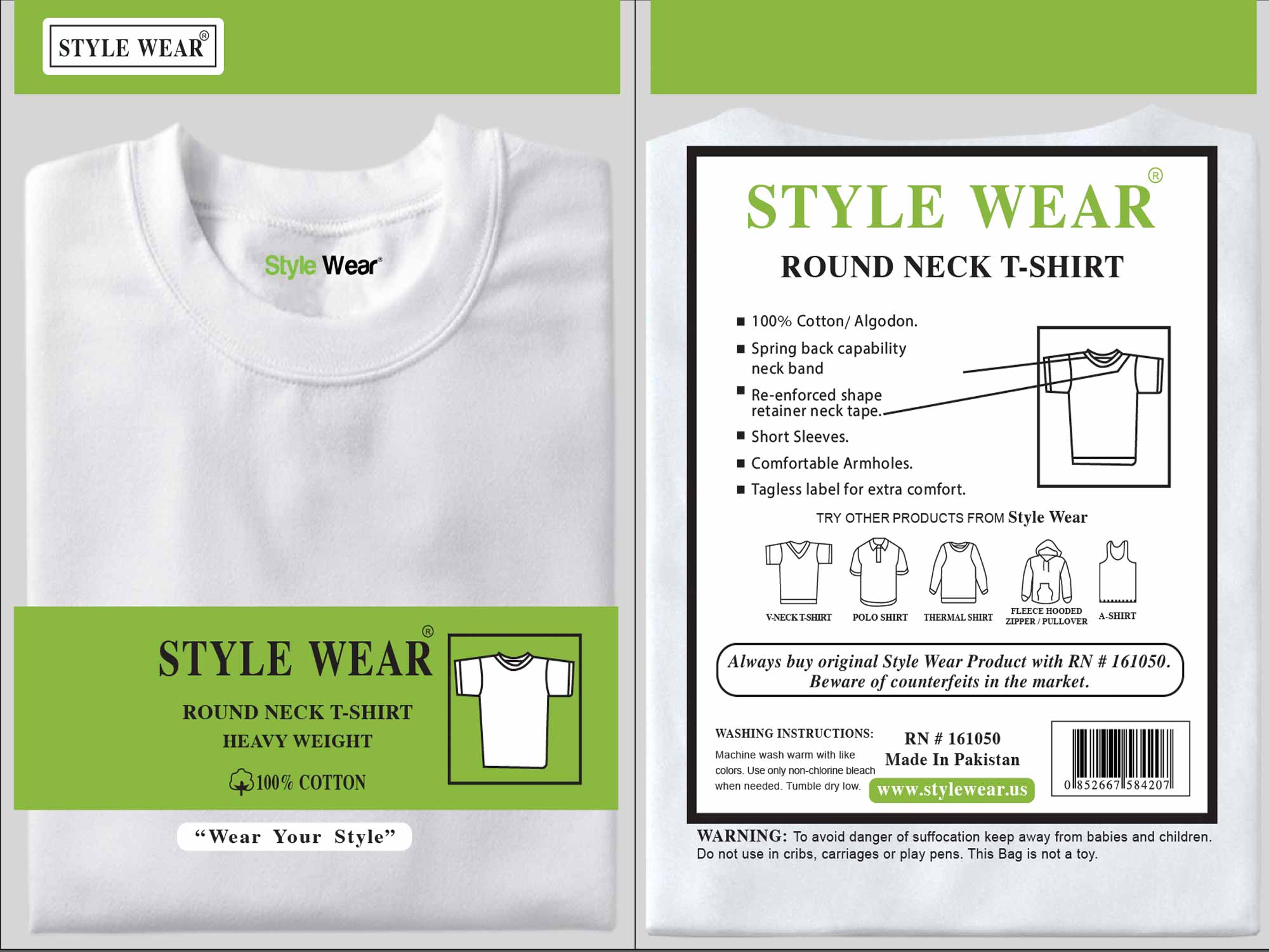 Round Neck T-Shirts - 6 Pc | StyleWear