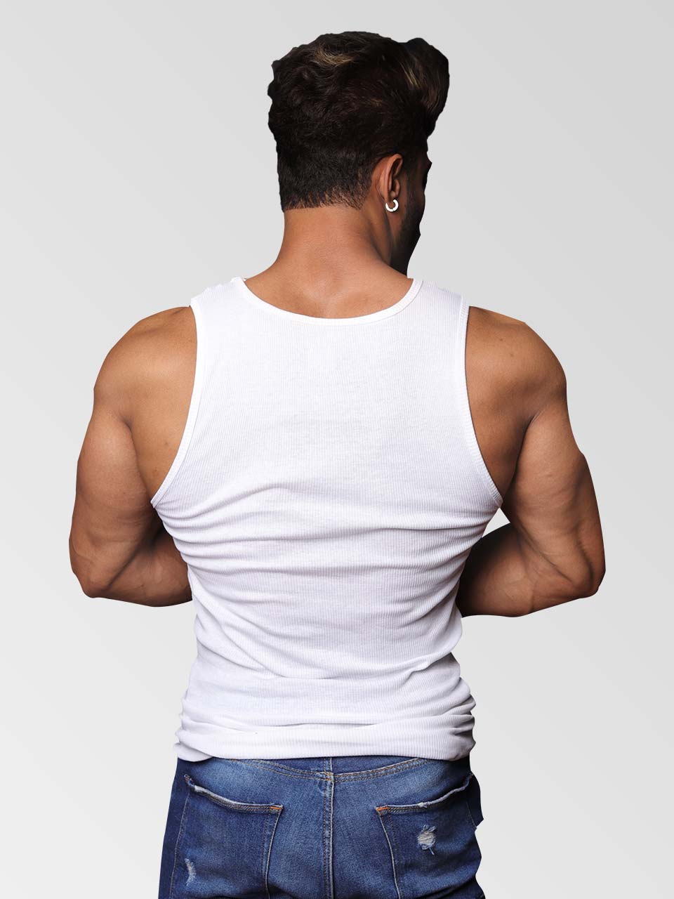 White A-Shirt - 3 White A-Shirt - 3