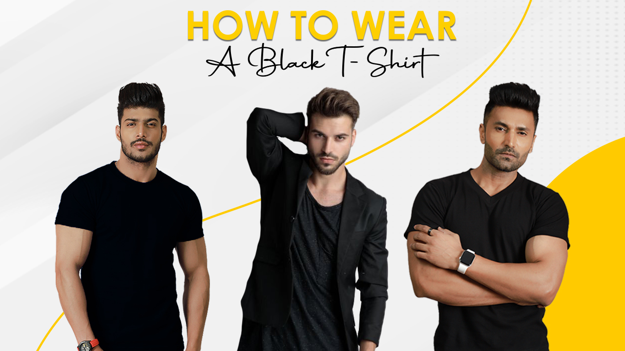 black t shirt outfit ideas